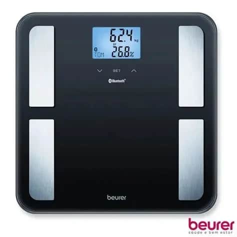 BF850 Pèse personne impédancemètre bluetooth BLACK 180kgs