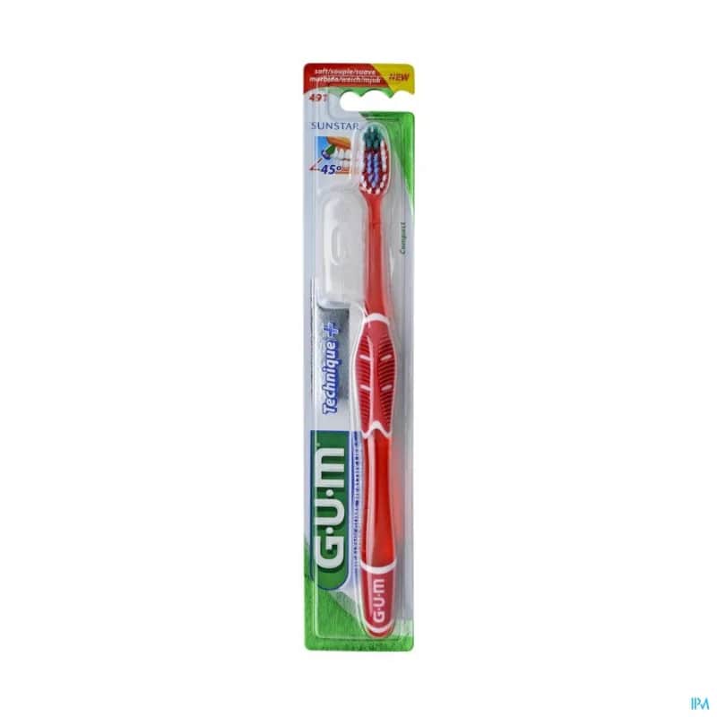 Brosse à dents Technic Souple Compacte 491M