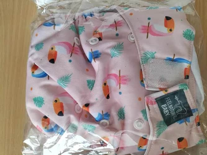 Couche bébé lavable modèle Toucan