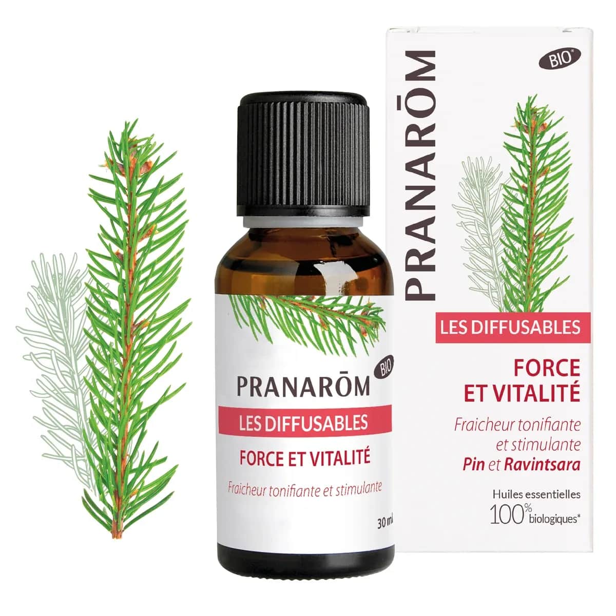 Diffusable Force et Vitalité BIO 30ml