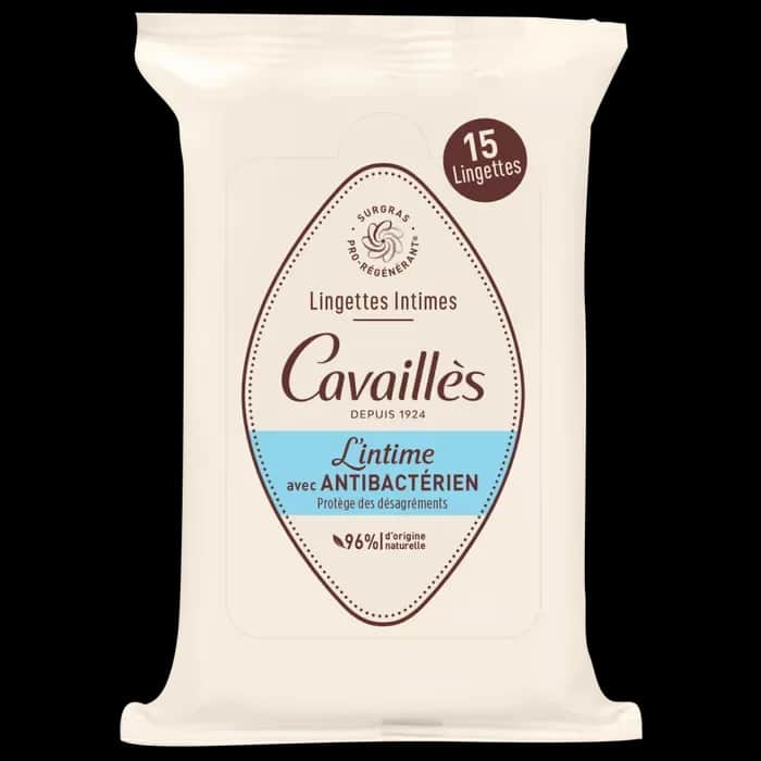 Lingettes Soin Naturel Anti-Bactérien x15