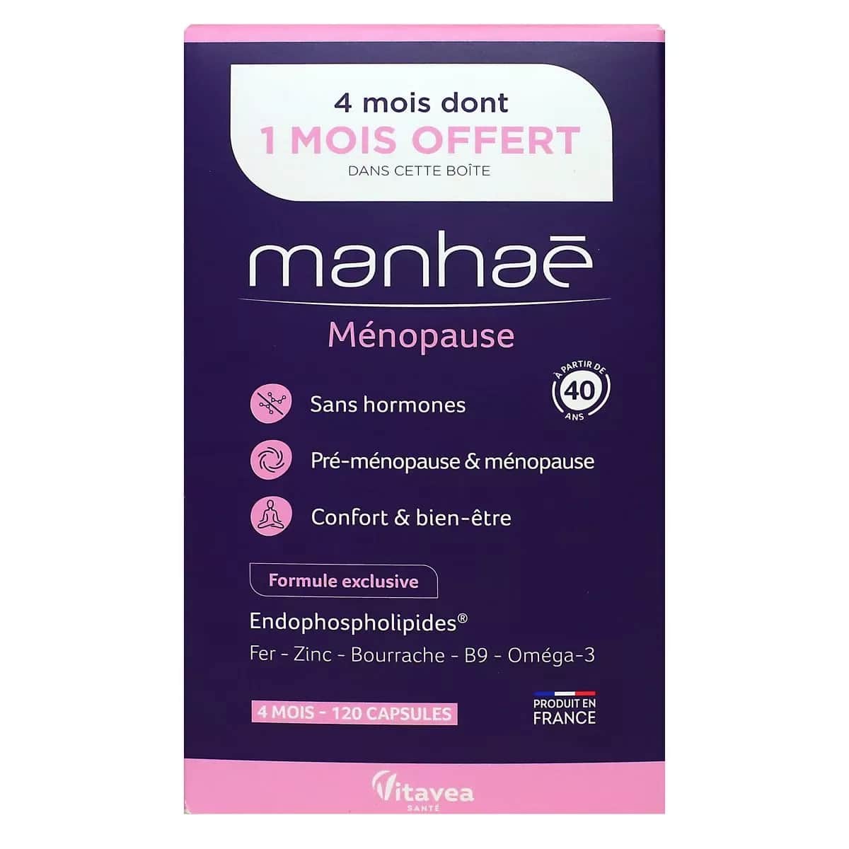 Manhae Ménopause 120 gélules