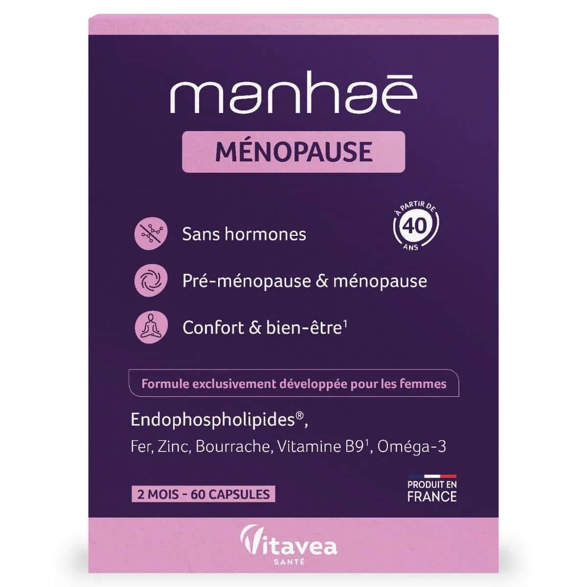 Manhae Ménopause 60 gélules