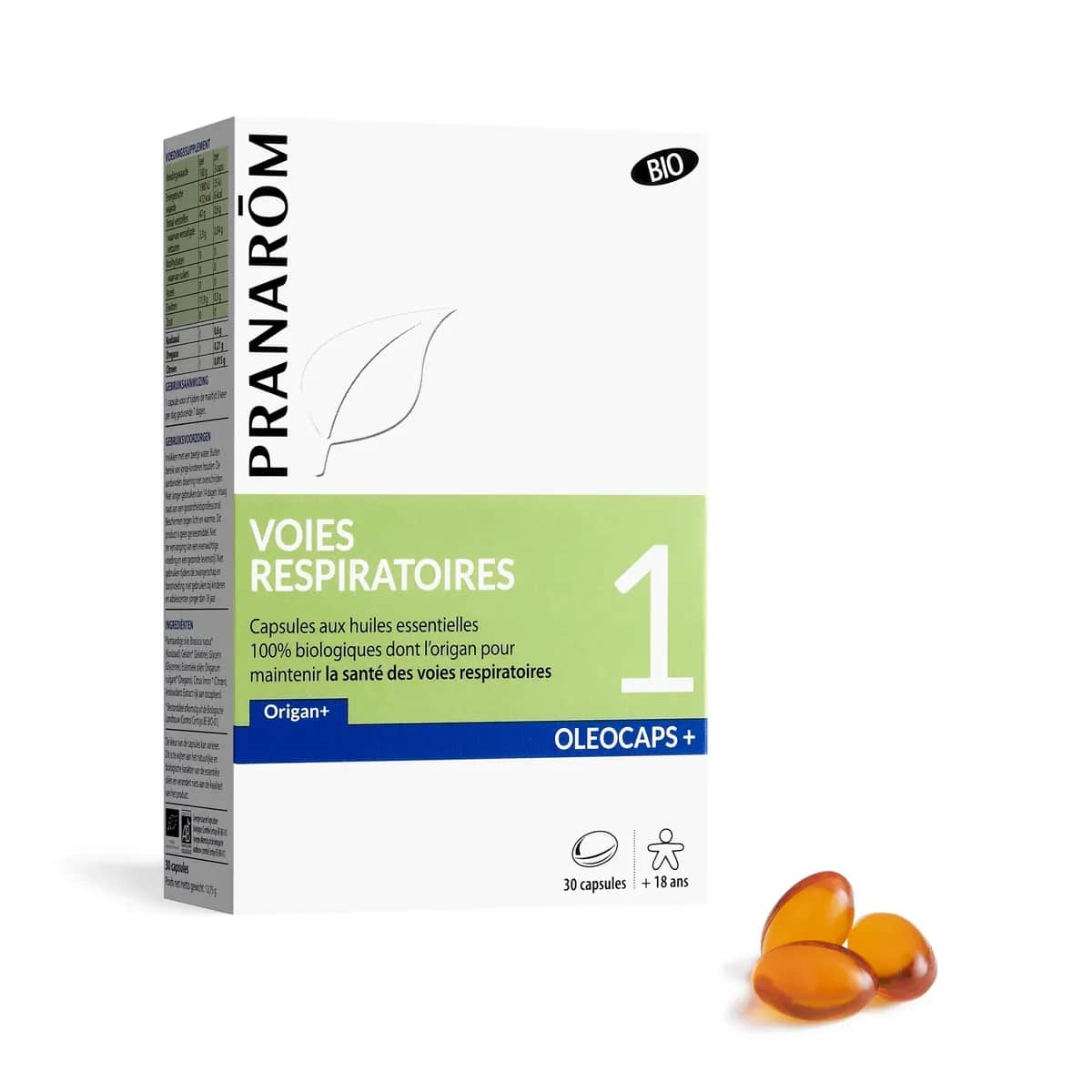Oleocaps+ 1 Voies Respiratoires BIO 30 caps
