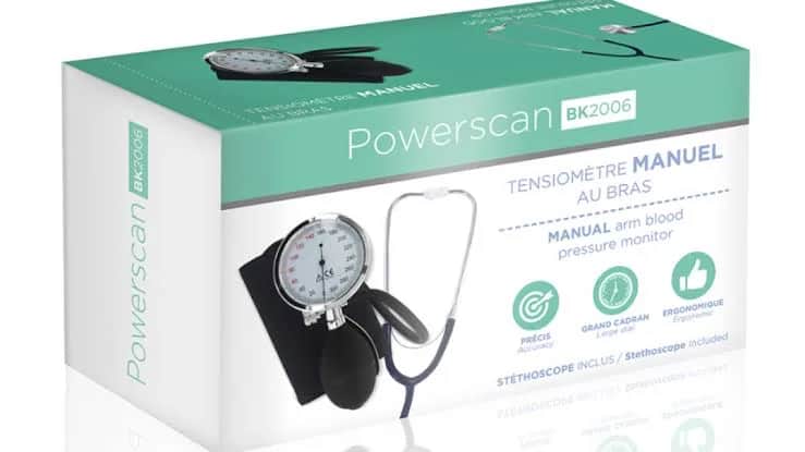 Powerscan Tensiomètre manuel BK2006 avec stéthoscope