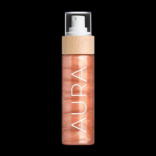 AURA Spray Scintillant aux Peptides 100ml (Visage corps et cheveux)