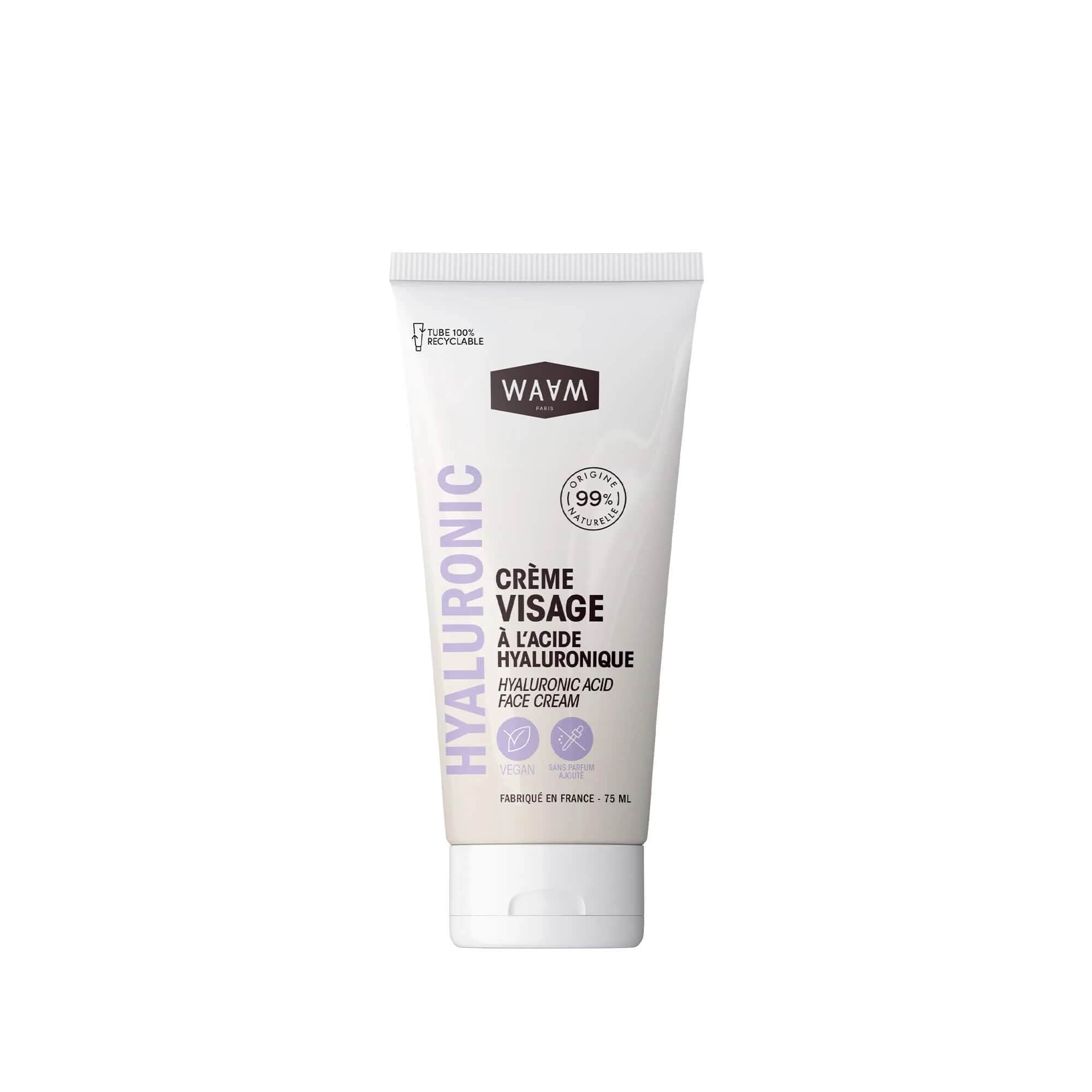 Crème visage à l'acide hyaluronique 75ml