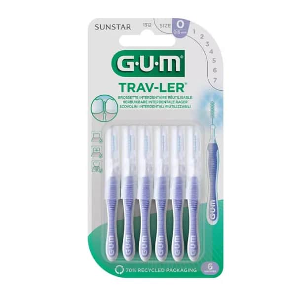 Brossettes interdentaires 0.6mm 1312